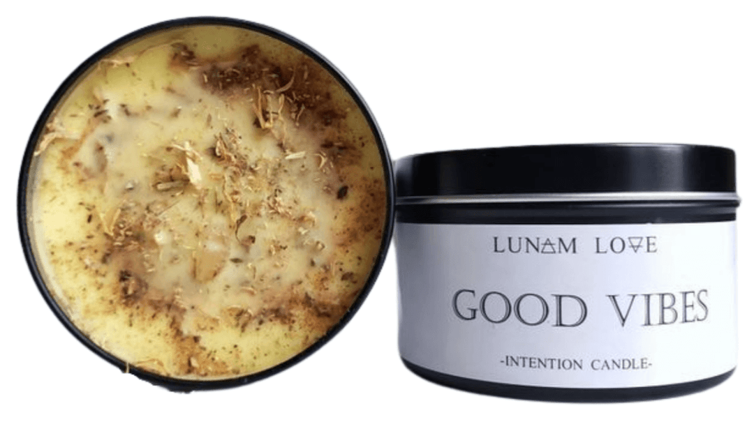 Good Vibes Tin Candle