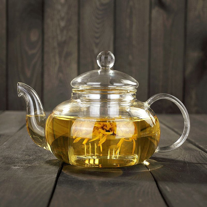 High quality Heat Resistant Glass Tea Pot & Glass Set