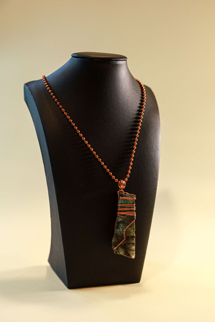 Labradorite - Copper Necklace