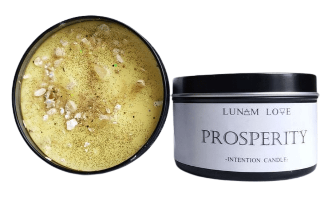 Prosperity Tin Candle