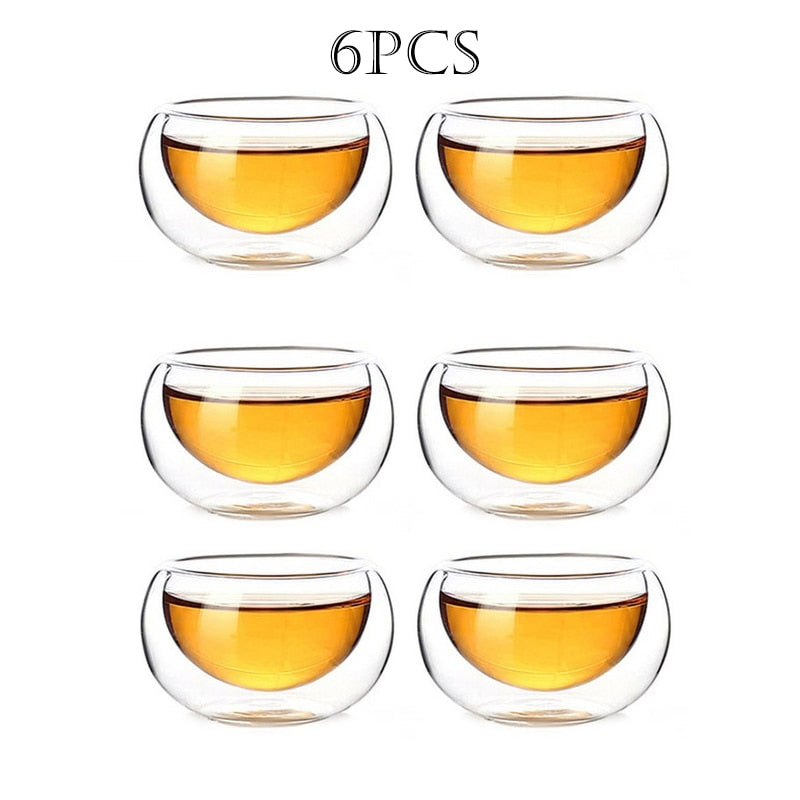 High quality Heat Resistant Glass Tea Pot & Glass Set