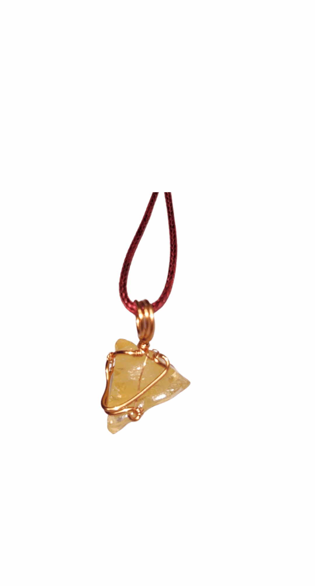 Illuminate Your Aura: Citrine Pendant for Positive Vibes