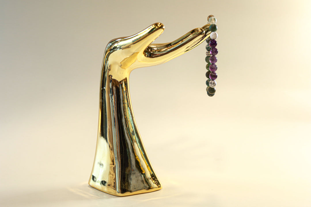 Fancy Jasper, Amethyst & Howlite