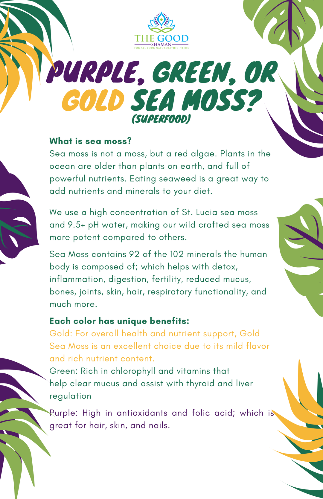 Wildcrafted Sea Moss