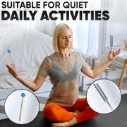 528 Hz Solfeggio Tuning Fork Set – 6.77 inch Aluminum Alloy Harmony Tuning Fork with Reflex Hammer, Cleaning Cloth & Carry Bag for Meditation, Relaxation, Vibrational Sounds & Music Instrument Tuning