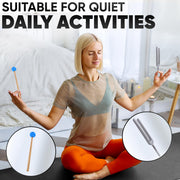 528 Hz Solfeggio Tuning Fork Set – 6.77 inch Aluminum Alloy Harmony Tuning Fork with Reflex Hammer, Cleaning Cloth & Carry Bag for Meditation, Relaxation, Vibrational Sounds & Music Instrument Tuning