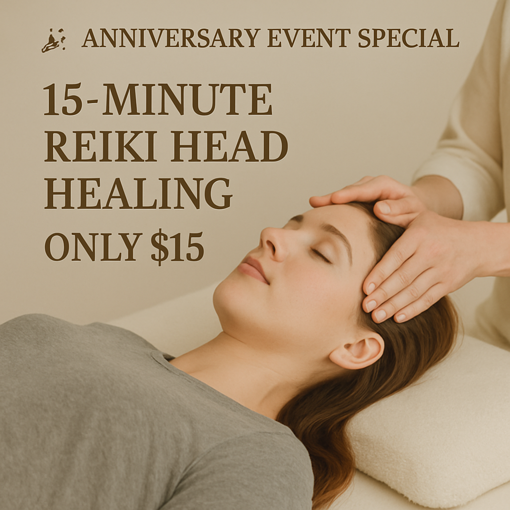 15-Minute Reiki Head Healing Session (Anniversary Special)
