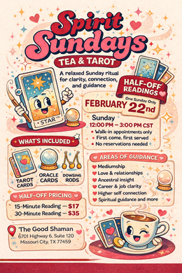 Spirit Sundays: Tea & Tarot with Alayja Sims