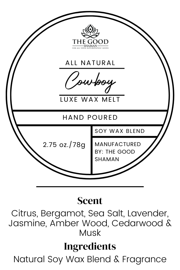 Cowboy - Luxe Hand-Poured Natural Soy Wax Melts