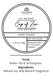 Cup of Zen - Luxe Hand-Poured Natural Soy Wax Melts