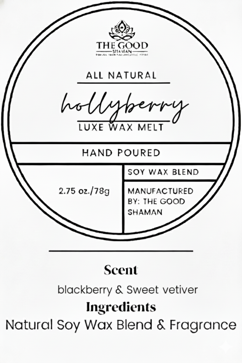 Hollyberry - Luxe Hand-Poured Natural Soy Wax Melts