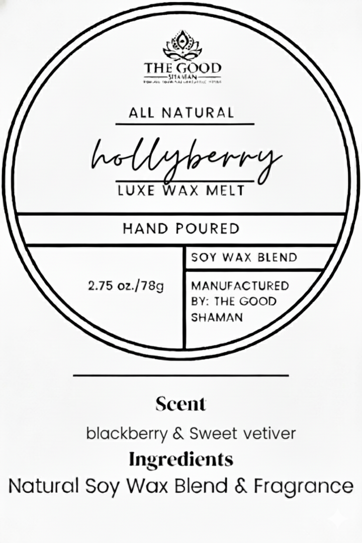 Hollyberry - Luxe Hand-Poured Natural Soy Wax Melts