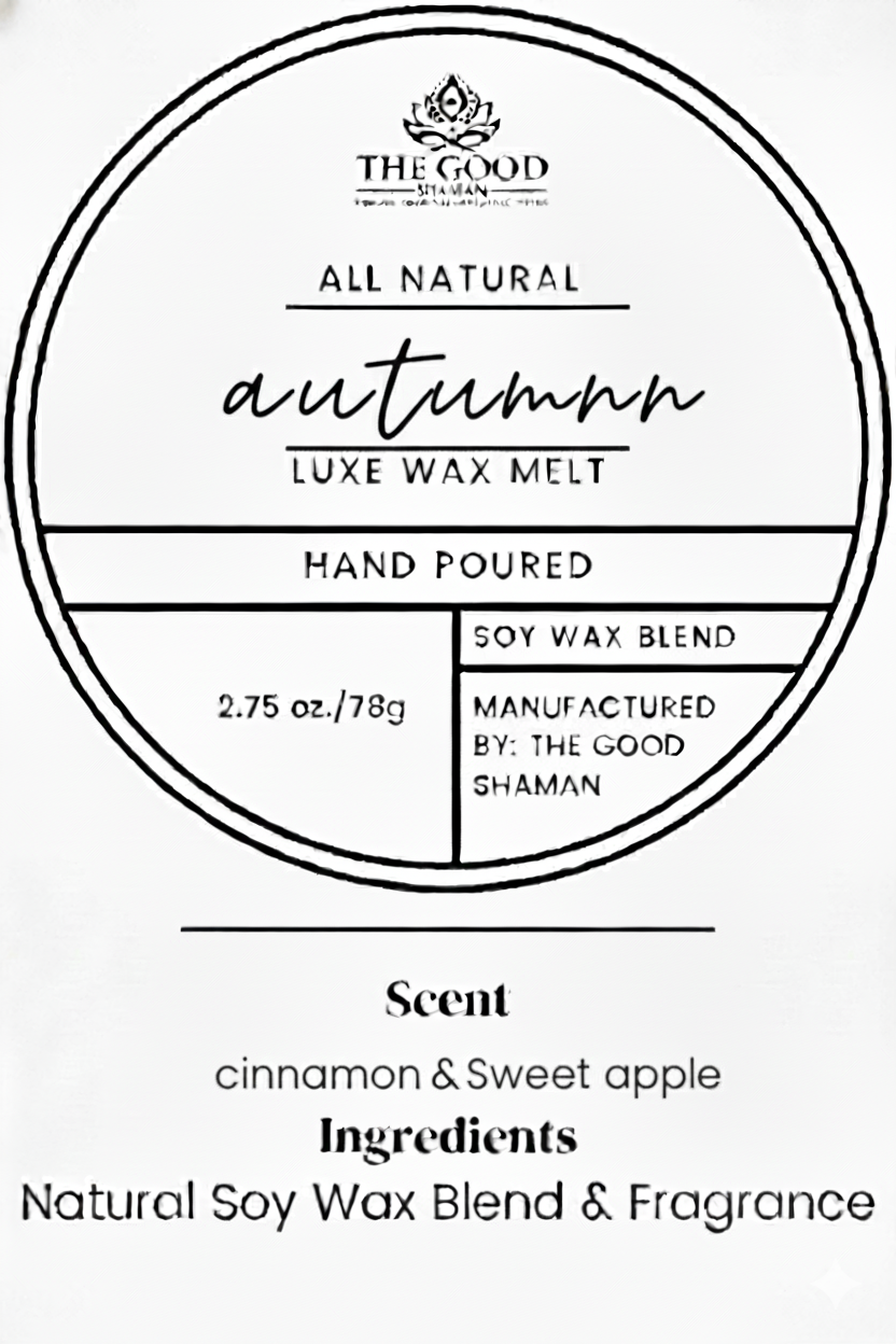 Autumn - Luxe Hand-Poured Natural Soy Wax Melts