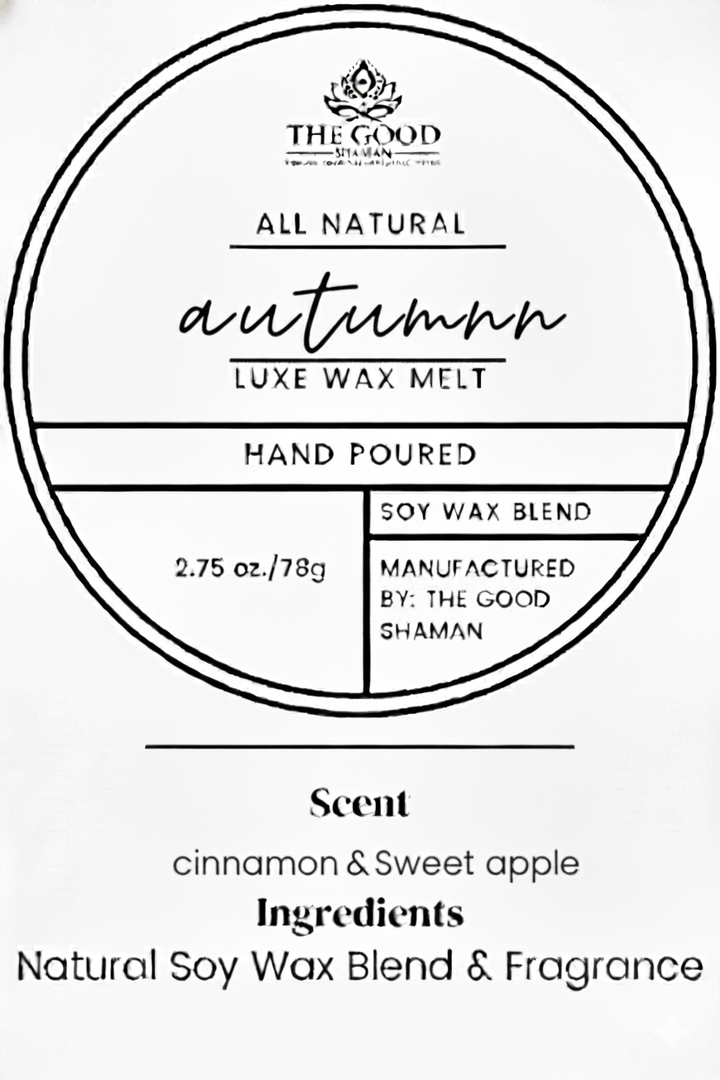 Autumn - Luxe Hand-Poured Natural Soy Wax Melts
