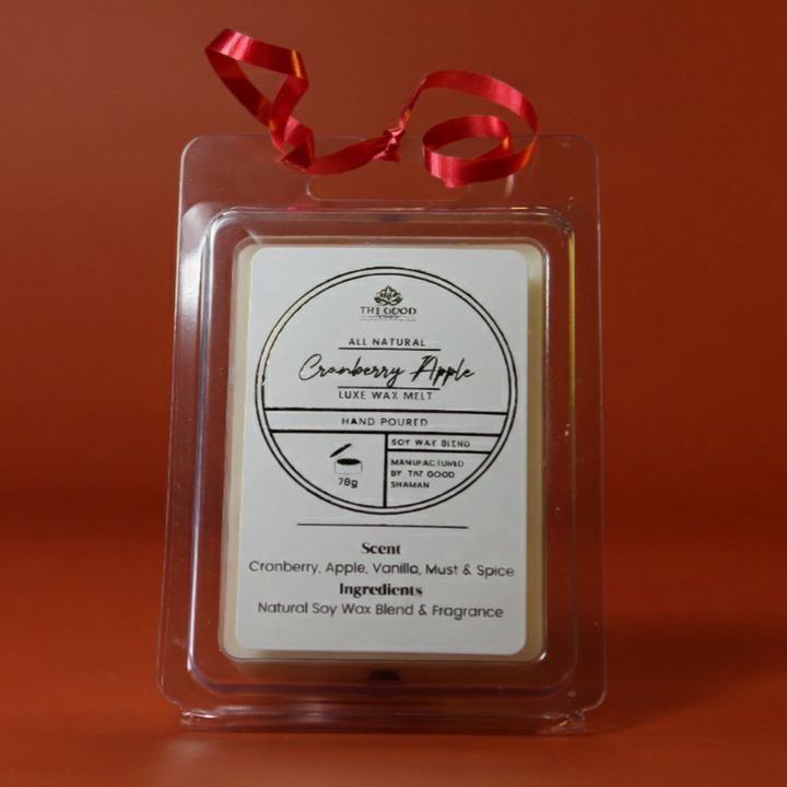 Cranberry Apple – Luxe Hand-Poured Natural Soy Wax Melts