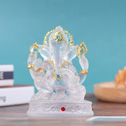 Ganesh Hindu Elephant God of Success Transparent Figurine
