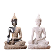 Elevate Your Space with (11 Styles) Natural Sandstone Miniature Buddha Statues - Perfect for Meditation and Spiritual Decor