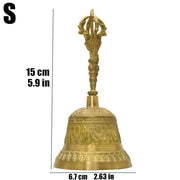 Brass Handicraft Engraved Hand Bell