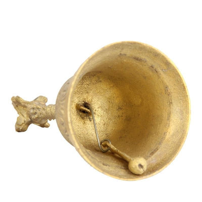 Brass Handicraft Large Engraved Hand Bell