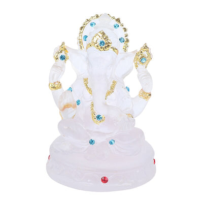 Ganesh Hindu Elephant God of Success Transparent Figurine
