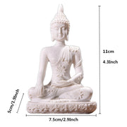 Elevate Your Space with (11 Styles) Natural Sandstone Miniature Buddha Statues - Perfect for Meditation and Spiritual Decor