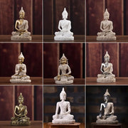 Elevate Your Space with (11 Styles) Natural Sandstone Miniature Buddha Statues - Perfect for Meditation and Spiritual Decor