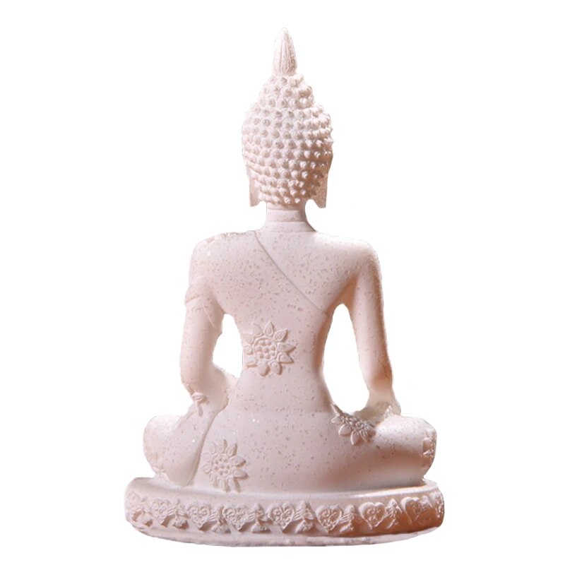Elevate Your Space with (11 Styles) Natural Sandstone Miniature Buddha Statues - Perfect for Meditation and Spiritual Decor