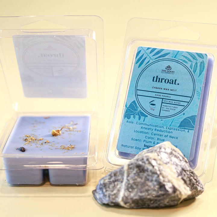 Throat Chakra – Luxe Hand-Poured Natural Soy Wax Melts