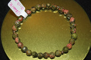 Unakite Crystal Bracelets - 14k GF Spacers