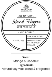 Island Hopper - Luxe Hand-Poured Natural Soy Wax Melts