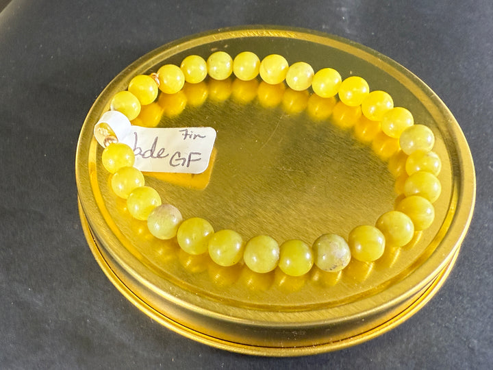 Jade Crystal Bracelets - 14k GF Spacers