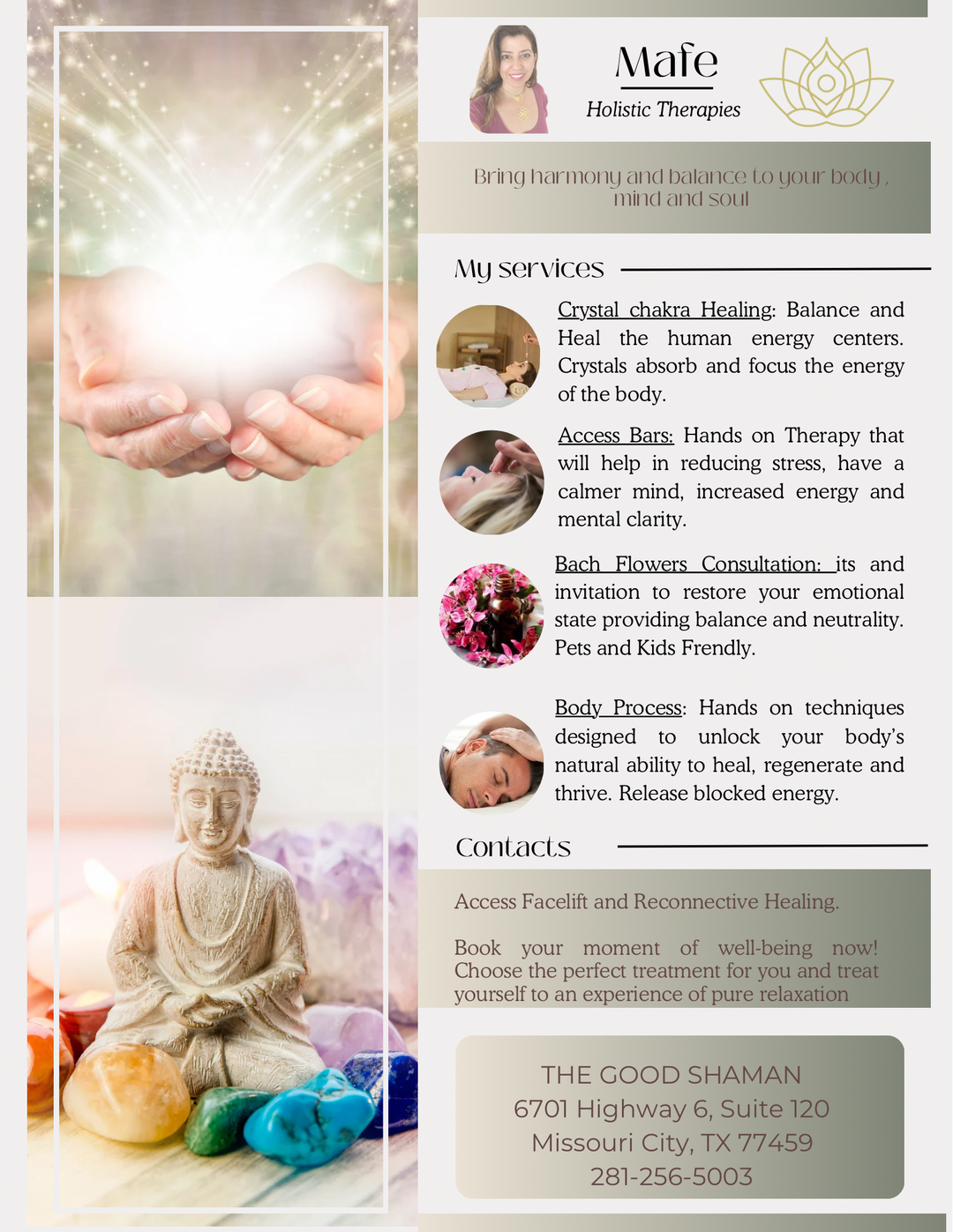 Holistic Therapies with Mafe