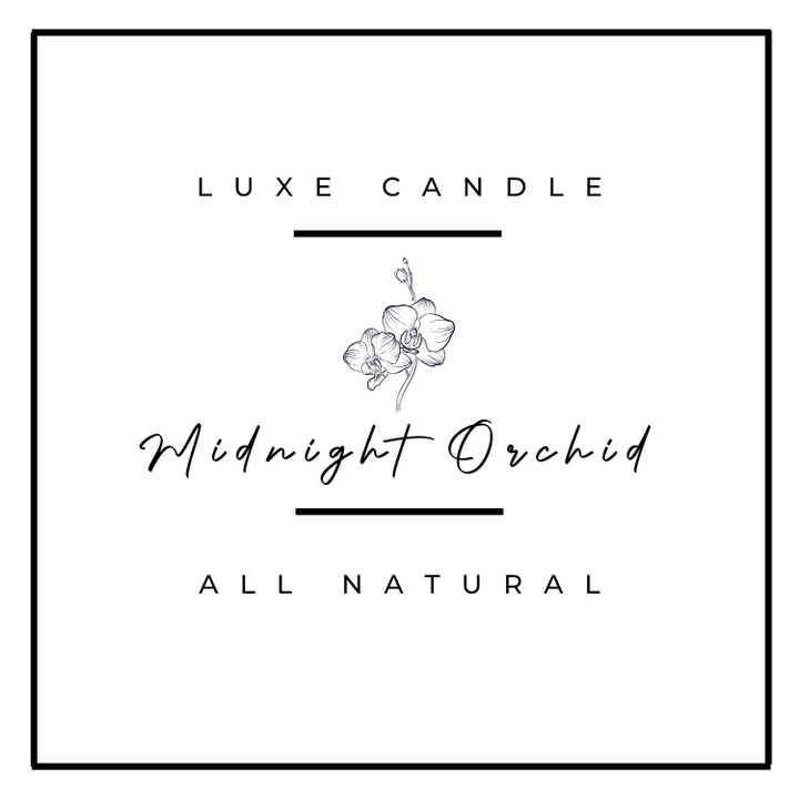 Midnight Orchid - Luxe Hand-Poured Natural Coconut Wax Candle