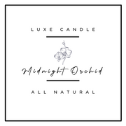 Midnight Orchid - Luxe Hand-Poured Natural Coconut Wax Candle