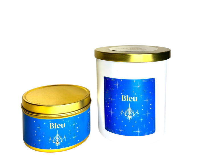 "Bleu" - Luxe Hand-Poured Natural Coconut Wax Candle