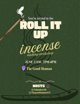 Incense, Cone, & Palo Pop Rolling Class - 6/13/26