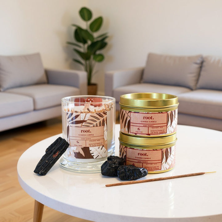 Root Chakra Luxe Natural Coconut Wax Scented Candle