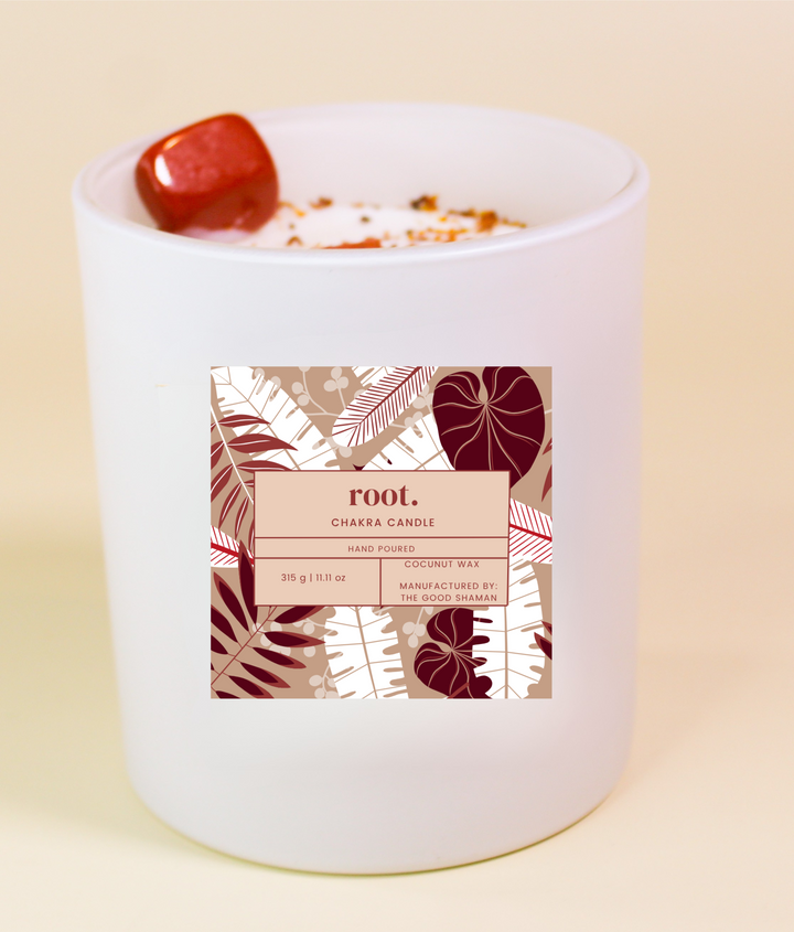 Root Chakra Luxe Natural Coconut Wax Scented Candle