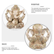 Stone Colored Resin Lord Ganesha Decoration
