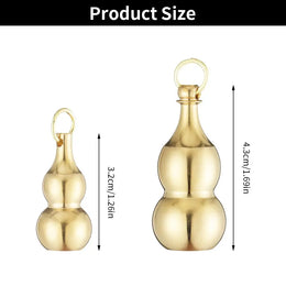 Lucky Brass Gourd Fashion Pendant