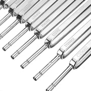Harmony Tune 256-512HZ: 8Pcs Steel Tuning Fork Set + Mallet for Meditation and Sound Therapy