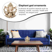 Stone Colored Resin Lord Ganesha Decoration