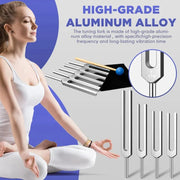 Tuning Fork Set - 9 Tuning Forks For Healing Chakra