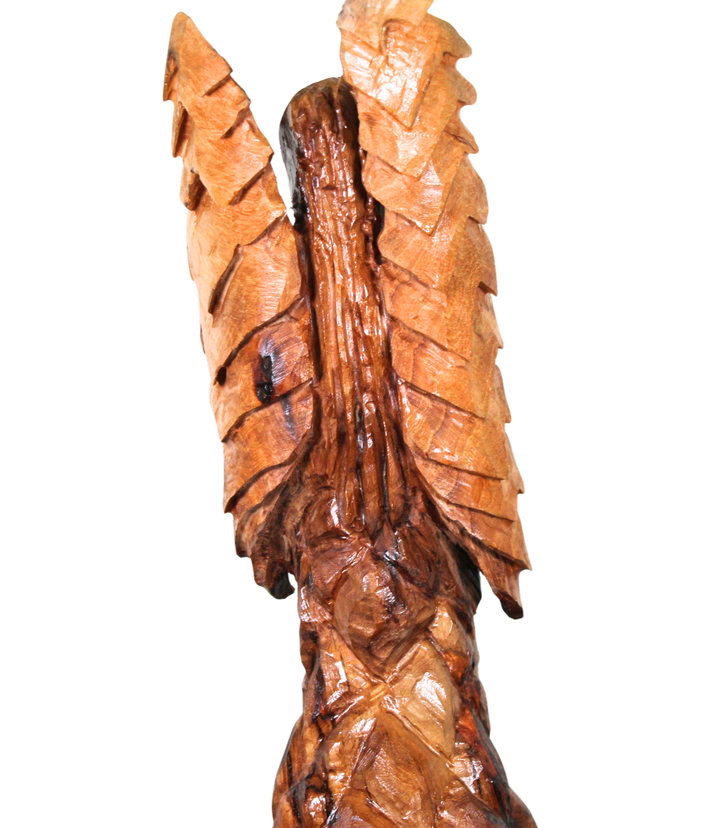 "Angel of Sacred Wisdom" Reclaimed Wood Sculpture