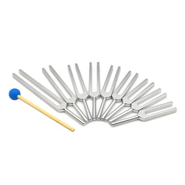 Tuning Fork Set - 9 Tuning Forks For Healing Chakra
