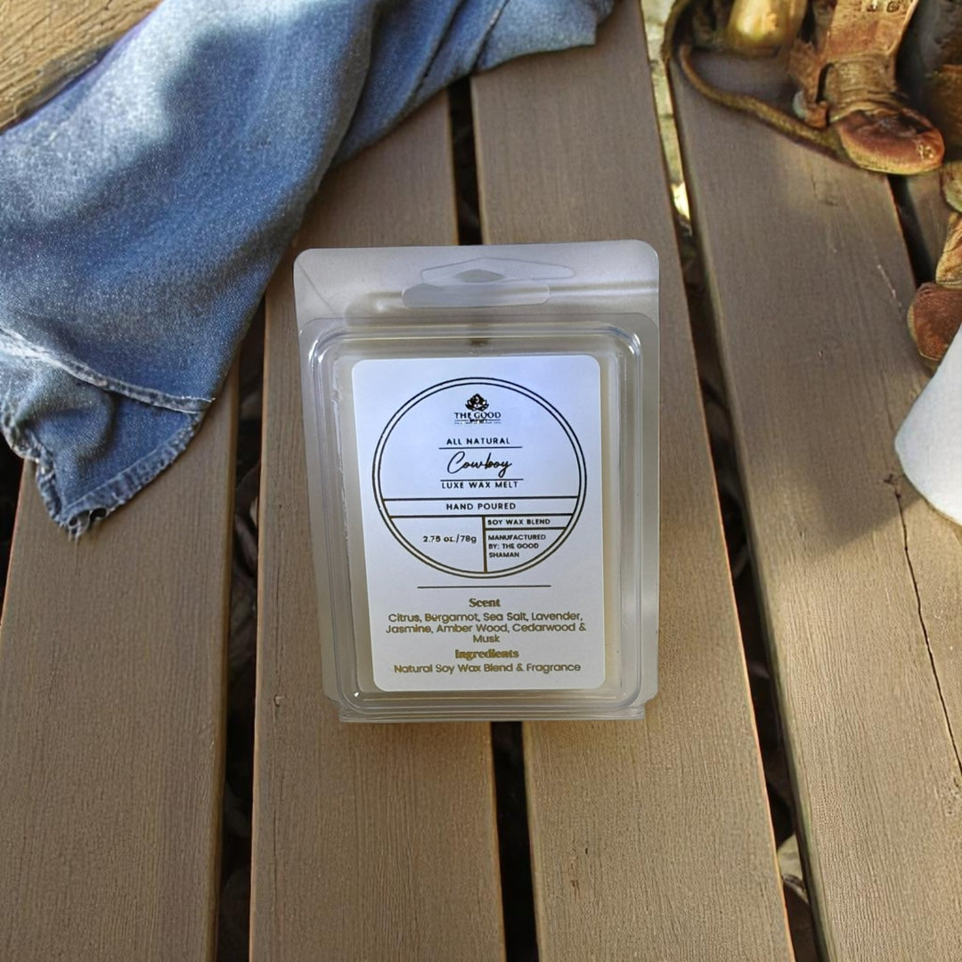 Cowboy - Luxe Hand-Poured Natural Soy Wax Melts