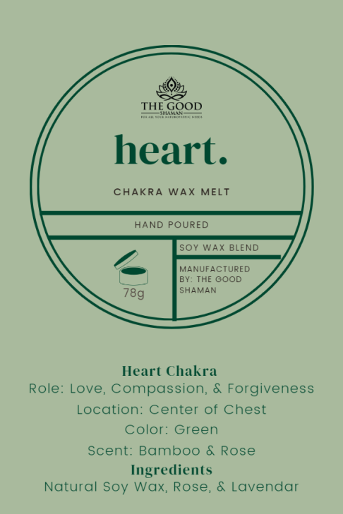 Heart Chakra – Luxe Hand-Poured Natural Soy Wax Melts