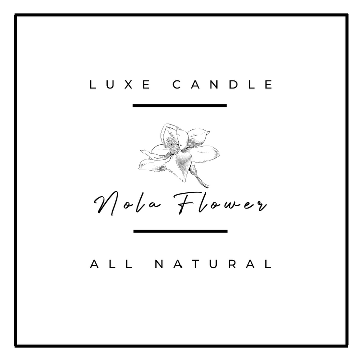 Nola Flower - Luxe Hand-Poured Natural Coconut Wax Candle