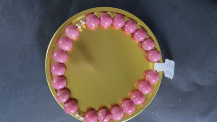 Rhodonite Crystal Bracelet