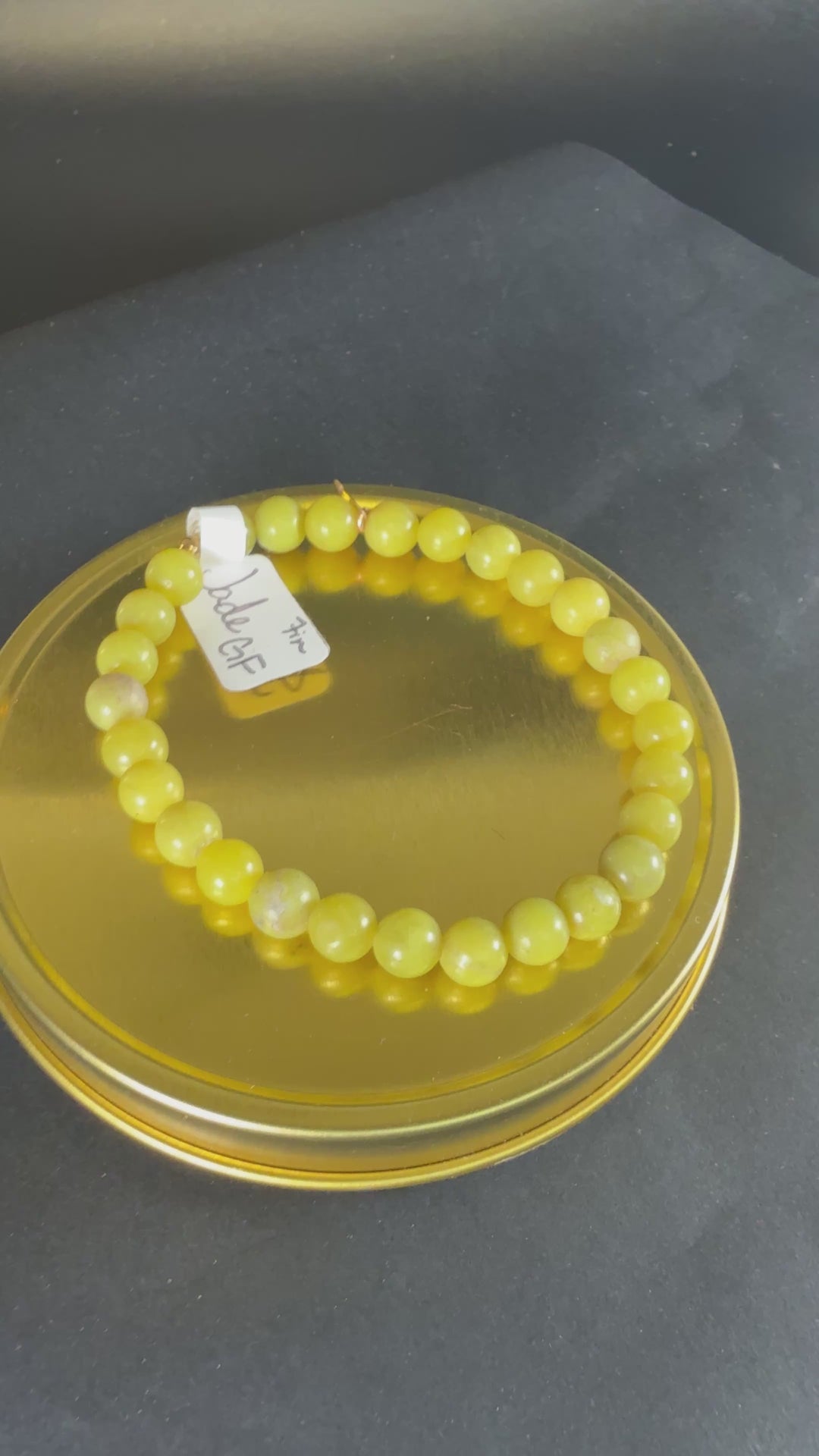 Jade Crystal Bracelets - 14k GF Spacers